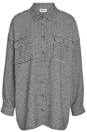 Noisy May Damen Nmflanny L/S Long Shacket Bg Noos Jacke