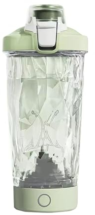 MyNvy Taza batidora Botella de Agua Deportiva autoagitadora magnética Recargable de 500 ml con Cuerda de Transporte Adecuada para gimnasios en casa, etc.(Color:3)