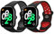 kwmobile Bracelet compatible avec Xiaomi Redmi Watch 4 bracelet - 2x bracelet de rechange en silicone pour fitness tracker