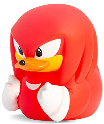 TUBBZ Box-Ausgabe Knuckles Sammler-Vinyl-Gummiente Figur - Offizielle Sonic The Hedgehog-Merchandise - Aktion Fernsehen, Filme & Videospiele
