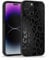 SCORPIFY for iPhone 14 Pro Case [Compatible with MagSafe] with Matte Black Leopard Cheetah Print Design, Cute Magnetic Phone Cover for Women Girls and Men, Slim Bumper with Stylish Pattern