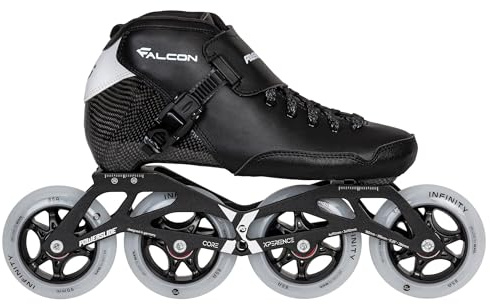 Powerslide Falcon 90 Speed Inline Skates für Racing, für Herren und Damen in schwarz