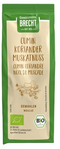 Brecht Cumin Koriander Muskatnuss, gemahlen, Nachfüll, 50g (1)
