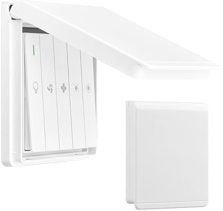 2Pcs Light Switch Guard,Child Proof Wall Switch Cover,Ultra-Thin Socket Protection,Light Switch Guard Cover,Prevents Accidental Switch Flips by Children and Adults,Home Safety(White)