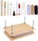 selliner Buchpresse aus Holz,Buchbinder Set, 20X30CM Buchbinden Werkzeuge,Buchbinder Zubehör mit Holzbinder Presse Buchcover Buchbrett Knochen Ordner Papier Awl für DIY Buchbinder Handwerk