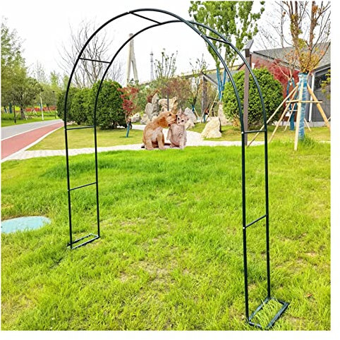 Metall Pergola Laube Garten Torbogen Rankhilfe für Kletterpflanzen Wetterbeständig Rosenlaube für Hochzeit Garten Dekoration Breite Laube für verschiedene Kletterpflanzen Brautparty Bogen