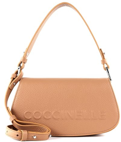 Coccinelle Leder Handtasche Umhängetasche Myrtha Maxi Log Mini Crossbody Bag
