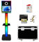 VANYA Tragbare 15,6 Zoll Photo Booth Maschine, DSLR Touchscreen Photo Booth Maschine, Mit RGB Licht, Für Hochzeiten, Partys, Veranstaltungen, Flugkoffer (Schwarz, 15.6in DSLR Phoro Booth+Print)