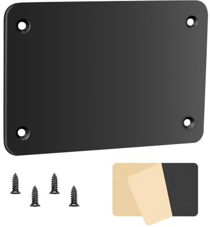 STONVUE Metal Mount Plate for Magnetic Wireless Reversing Camera | Comes with tape & screws, suitable for trucks, RVs and trailers non-metal surfaces