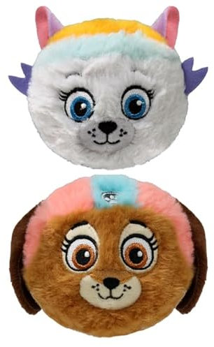 TY Paw Patrol Everest und Liberty Bouncy Balls 2er-Set – Weiche Plüschtiere für Kinder – Kuschelige Sammelfiguren – Lustiges Geschenk für Jungen & Mädchen