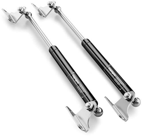 Vepagoo 910MM 300N/30KG Gasdruckdämpfer, 91CM Möbel Gasdämpfer für Caravan Dachbodenluke Türen Scharnier Wohnwagen Anhänger Kellerluke andere individuelle Anwendungen, 2er