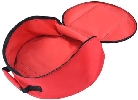 TOPBATHY Tragetasche für Snare Drum aus Oxford Stoff Rot Handlich Tragbar mit Schutzfunktion für Outdoor Einsatz bei Schlaginstrumenten