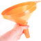 Extra Large Funnel, Orange, Plastic Funnel, 200mm Wide