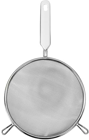 Fackelmann 42426 Sieve, Stainless Steel, White