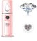 YDI Pulverizador Facial Nano, Mini Vaporizador de Vapor Portátil para Belleza Limpieza Facial Poros Agua SPA Hidratante - Rosado