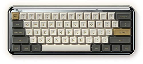 MelGeek Mojo60 Ember Hot-Swap Click Bluetooth RGB Backlit Programmable Keyboard Dawn