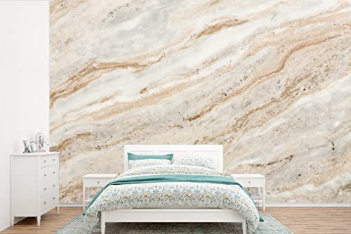 Selbstklebend Tapete Wandpapier Wandaufkleber Fototapete Tapeten Wanddeko 450x300 cm Marmor - Steine - Quarz - Textur
