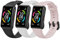 Bracelet Huawei Band 6, Bracelet de Remplacement Sport en Silicone Souple Bracelet pour Honor Band 6/Huawei Band 6/Huawei Band 6 Pro/Huawei Band 6 NFC, 2 Pack (Noir+Rose Clair + Blanc)