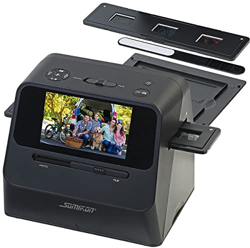 Somikon Bild digitalisieren: 3in1-Foto-, Dia- & Negativscanner mit 22 MP, Versandrückläufer (Dia und Bildscanner, Negativ und Diascanner, Grabber)