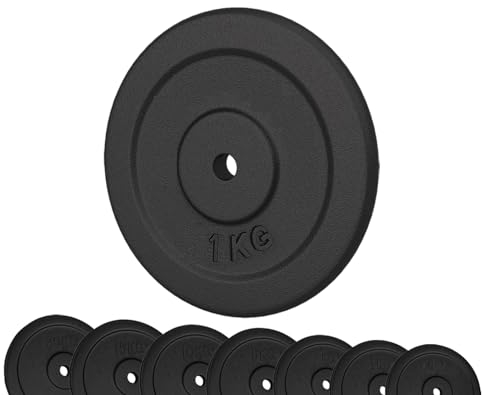 G5 HT SPORT Hierro Fundido Individual, Adultos Unisex, 1 x 1 kg, Disco IN GHISA SINGOLO DA 1 KG