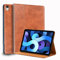 Gexmil Leather Case for iPad Air 11 Inch M3 2025/M2 2024,iPad Air 10.9 Inch Case 5th/4th Generation 2022/2020, Top Grain Leather Cover Auto Sleep/Wake, Adjustable Stand,Brown
