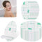 XOUDKE 60 Piezas Ultrafinas Transparentes para los Oídos para la Ducha Adhesivos Antidesgaste para Zapatos Protección contra Ampollas en el Talón Protectores Desechables para los Oídos,para niños