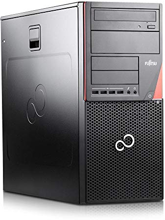 Fujitsu Esprimo P720 Intel Quad Core i5 256GB SSD Festplatte 8GB Speicher Windows 10 Pro DVD Laufwerk Tower PC Computer (Generalüberholt)