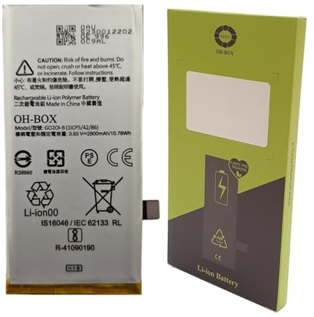 OH-BOX® Akku kompatibel mit Google G020I-B Pixel 4 (G020M, G020I)