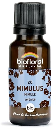 Biofloral Fleur de Bach Mimulus Mimule 470 Granules | Aide à dépasser les craintes quotidiennes avec sagesse. Format sans alcool, bio.