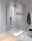 BADLAND HELA Cabine de douche carrée 90 x 90 cm, 190 cm, douche d'angle, verre transparent, 6 mm