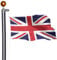 Flagtex Sectional Flag Pole 6 Metre / 20 feet, WIth Pulley & Rope, 6 Sturdy Aluminium Poles, Easy Assembly (Pole Kit Only)