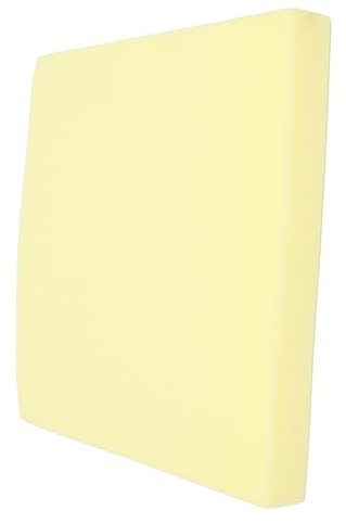 Tofficu Pottery Foam Pad 17.68 X 17.68 Square Foam Sheet Pottery Foam Table Runner Pottery Mould Tools for Pottery Painting Glazing Pressing Making Bowls Plates, 45.00X45.00X5.00CM, Yellow