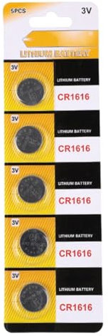 ZYHARUKO CR1616 CR1620 CR1625 CR1632 Lithium-Knopfzelle 3V für Autoschlüssel-Fernbedienungen und Geräte mit niedrigem Stromverbrauch