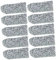 NOLITOY 2 Sätze Anti-schnitt- -ärmel Handschuhe Fingerschutz Gebrochene Fingerstütze Griff Fingernagel Neopren-fingerstütze Fingerhut Zehe Beschützer Ring Hppe 10 Stück * 2