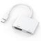 Certifié MFi - Adaptateur USB C vers HDMI pour iPhone 16/15, 4K @ 60 Hz Type-C vers HDMI avec prise de charge rapide de 100 W pour iPhone 16/16 Plus/16 Pro/16 Pro Max/15 Pro Max - Pour HDTV