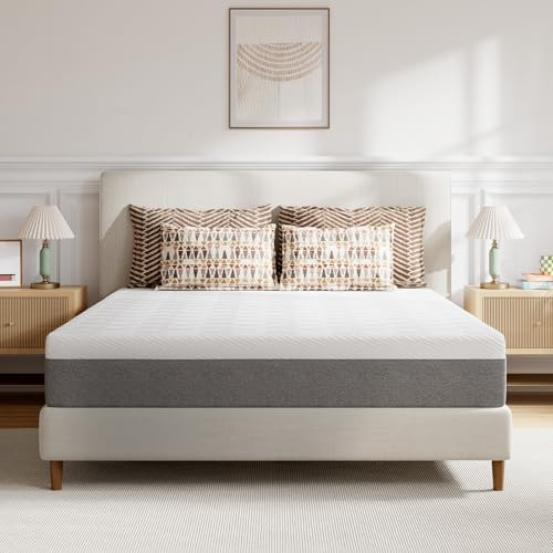 Novilla Queen Size Mattress, 10 Inch Memory Foam Mattress Queen in a Box with Comfort Foam for Contour Support & Motion Isolation & Edge Support, CertiPUR-US Certified