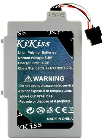 4200mAh High Capacity Li-ion Polymer Gamepad Battery,Replacement Compatible for Nintendo Wii U Gamepad with Tool Kits