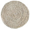 Giwnhvx Esteras de Mesa de Comedor Trenzadas de Paja de maiz Estera Posavasos Extra Gruesos Manteles Individuales de Mesa de Tejido Hecho a Mano Natural Almohadilla resuable Aislante