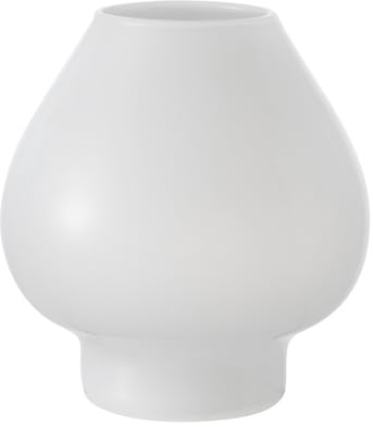 Thous Winds Schirm für Petroleumlampe, Petroleumlampe Schirm aus Hitzebeständigem Glas, Ersatz Lampenschirm für Luminara Mini Öllampe (Milchweiß)