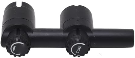 AUNMAS Kazoo Pickup Microfono per Flauto a Doppio Foro in Plastica con Cavo di Collegamento Plug and Play Cancellazione del Rumore Pickup Regolabile per Lettori di Registrazione di Performance Dal