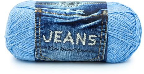 Lion Brand Yarn 505-105 Jeans Yarn, Faded,17.78 x 7.62 x 7.62 cm