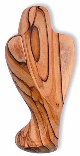 Uljö °° Handschmeichler Engel Olivenholz aus Israel, 9 cm