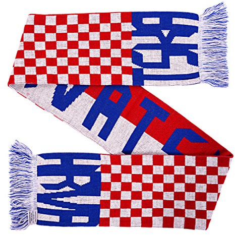 Euroscarves Kroatien Hrvatska Croatia Fußball Strickschal