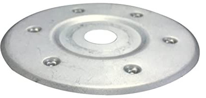 Timco Grands disques d'isolation en métal MID80 - Zinc - 80 mm