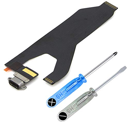 MMOBIEL Conector de Carga Compatible con Huawei Mate 20 Pro 2018 - Puerto de Carga - Dock Connector USB C - Audio Jack/Micrófono/Antena Repuesto - Incl Destornilladores