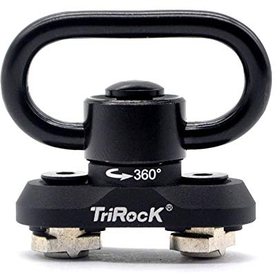 TRIROCK Mount Adapter and Sling Swivel 1.25 Inch Quick Detachable kit with 360 Degree Rotation