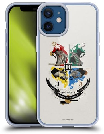 Head Case Designs Offizielle Harry Potter Hogwarts Deathly Hallows XXVII Soft Gel Handyhülle Hülle kompatibel mit Apple iPhone 12 Mini