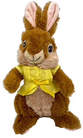 Peter Rabbit 2 - Peter Hase und Freunde Kuscheltier versch. Plüsch Hasen 22 cm, Original Plüschhase Plüschtier, Kinofilm 2021 - EIN Hase Macht Sich vom Acker, Kino Film (Mopsy)