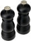Le Creuset Set de Moulins à Sel et Poivre, Mécanisme en Céramique, Noir Mat, 44900110000000