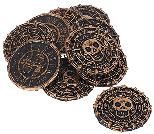 10pcs Piraten-münzen Partei Props Spiel Währung Halloween-Party-zubehör Für Kinder Party Favors
